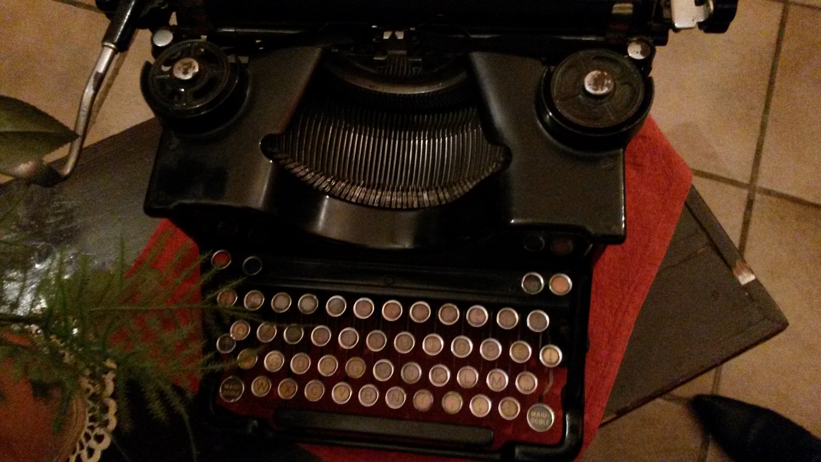 vecchia macchina per scrivere