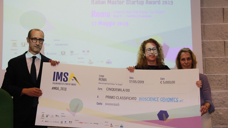 premiazione Italian master startup 2019