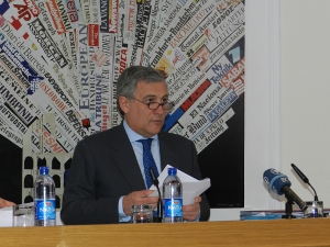 Antonio Tajani vice presidente Commissione europea e responsabile industria e imprenditoria