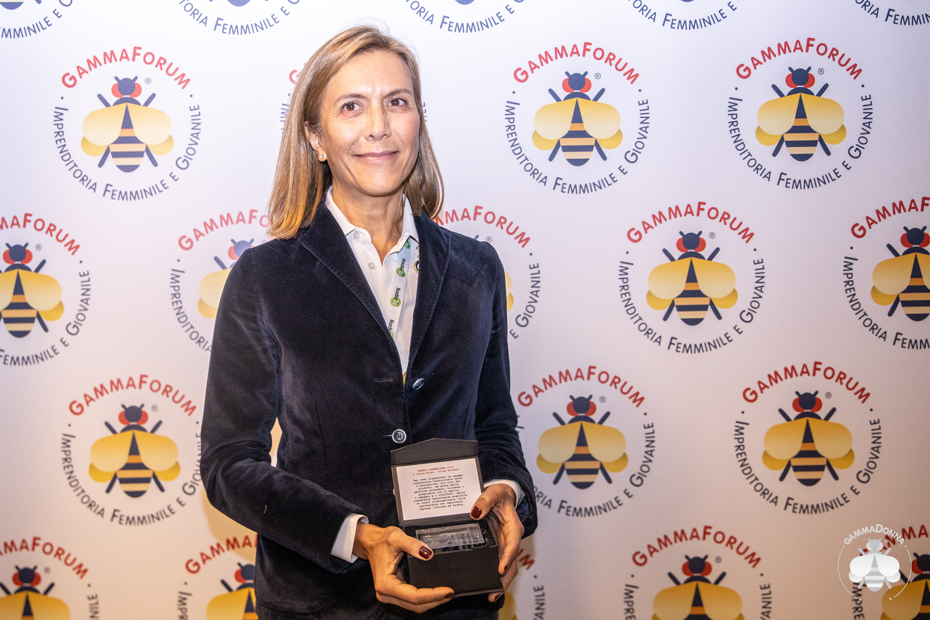 Sonja Blanc vince il Premio GammDonna 2019